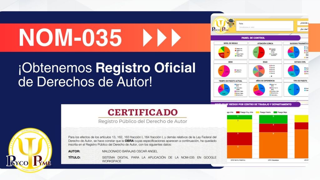 🎉 ¡PsycoPyme obtiene registro oficial de Derechos de Autor! 🎉