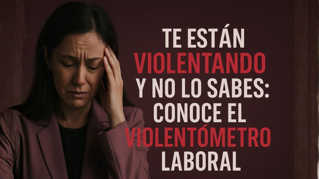Te están violentando y No lo sabes: Conoce el Violentómetro Laboral